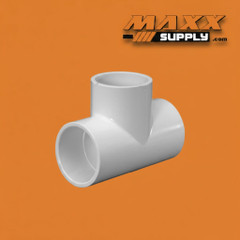 Tee, Slip x Slip x Slip PVC Schedule 40 3/4" (401-007)