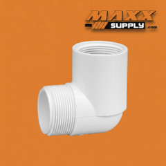 90 Degree Street Elbow, MPT x FPT PVC Schedule 40 1" (412-010)