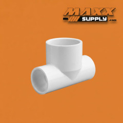 Bullhead Tee, Slip x Slip x Slip PVC Schedule 40 1" x 1" x 1 1/2" (401-133)