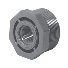2" x 1" Schedule 80 PVC Reducing Bushing, Gray, 839-249