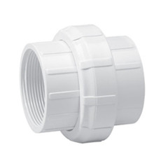 2" Schedule 40 PVC Union, White, 458-020