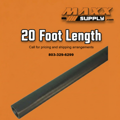 800-040PE 4" Schedule 80 PVC Pipe Plain End - 1-5ft