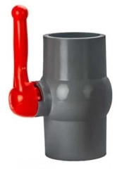 3" PVC Compact Ball Valve Grey Socket Ends- 1030GS 3" PVC Compact Ball Valve Grey Socket Ends- 1030GS