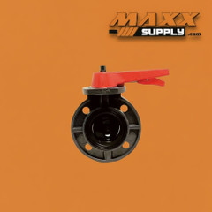 6"  PVC Butterfly Valve - Lever Handle