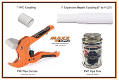 1" PVC Expansion Coupling Repair Kit 1" PVC Expansion Coupling Repair Kit