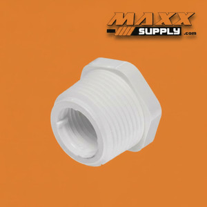 Threaded Reducer Bushing, MPT x FPT PVC Schedule 40 1" x 3/4" (439-131)