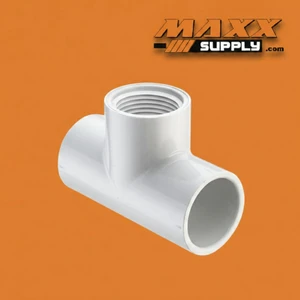 Tee, Slip x Slip x FPT PVC Schedule 40 1" (402-010)