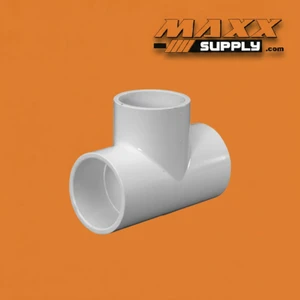 Tee, Slip x Slip x Slip PVC Schedule 40 1 1/2" (401-015)