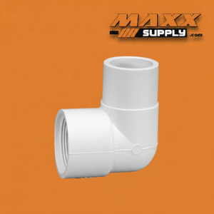 90 Degree Street Elbow, Spigot x FPT PVC Schedule 40 1 1/4" (411-012)