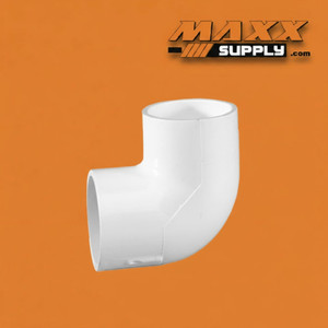 90 Degree Reducing Elbow, Slip x Slip PVC Schedule 40 1 1/2" x 1 (406-211)