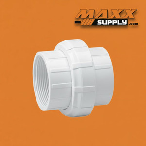 Union (O-Ring Type), FPT x FPT PVC Schedule 40 1/2" (498-005)