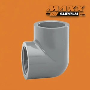 90 Degree Elbow, Slip x FPT PVC Schedule 80 1" x 3/4" (807-131)