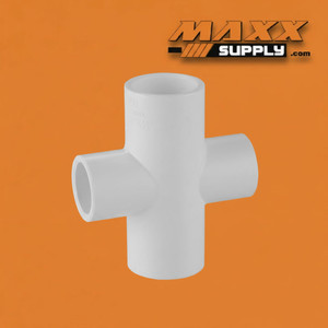 Cross, Slip x Slip x Slip x Slip PVC Schedule 40 4" (420-040)