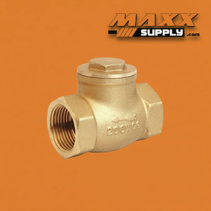 1/2" Brass Threaded Swing Check  Valve (1101NL)