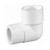 3/4" x 1/2" Schedule 40 PVC 90 Degree Reducing Street Elbow, White, 406-101