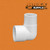 90 Degree Street Elbow, Spigot x FPT PVC Schedule 40 1 1/2" (411-015)