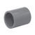 2 1/2" Schedule 80 PVC Coupling, Gray, 829-025