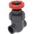 1/2" Gray PVC Socket Gate Valve, MAX-VLV-GV-005-SK