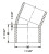 Elbow 22-1/2 Degree Schedule 40  PVC 10" (416-100) Specifications