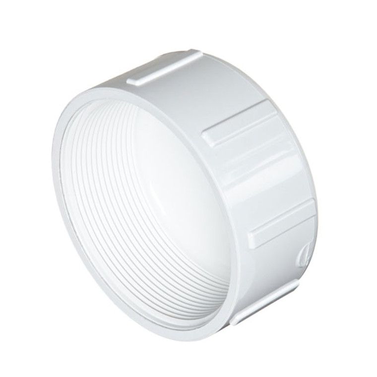 1 1/4" Schedule 40 PVC Cap, White, 448-012