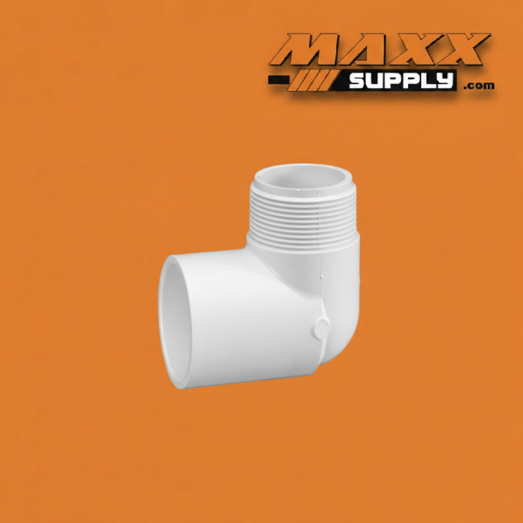 90 Degree Street Elbow, MPT x Slip PVC Schedule 40 1" (410-010)