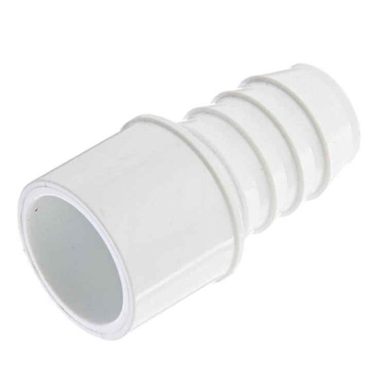 1" Schedule 40 PVC Adapter, White, 460-010