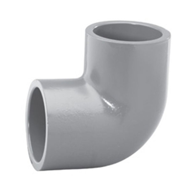 1/2" Schedule 80 CPVC 90 Degree Elbow (Sweep), Gray, 9806-005