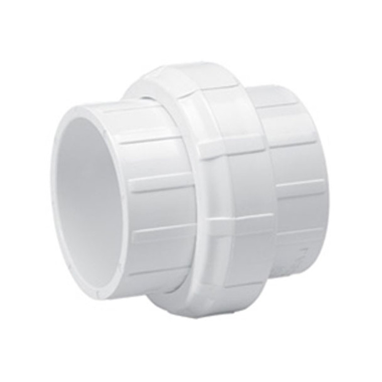 1/2" Schedule 40 PVC Union, White, 457-005