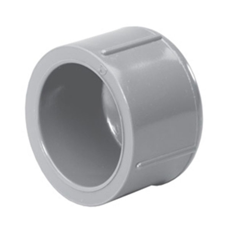 1/2" Schedule 80 CPVC Cap, Gray, 9847-005