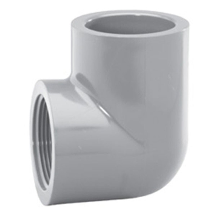 1/2" Schedule 80 CPVC 90 Degree Elbow, Gray, 9807-005