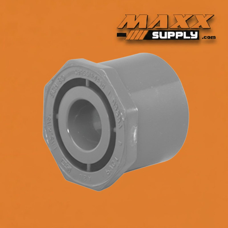 Bushing, Spigot x Slip (Flush Style) PVC Schedule 80 2" x 1 1/2" (837-251)