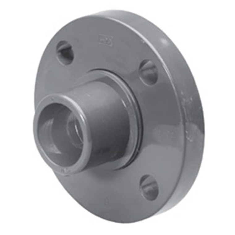 3/4" Schedule 80 PVC Flange (Van Stone), Gray, 856-007