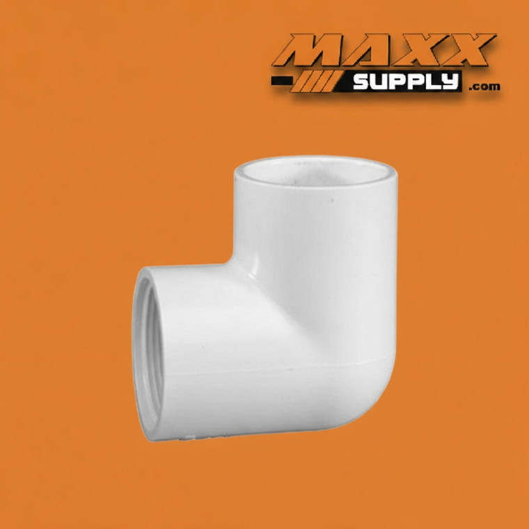 90 Degree Elbow, Slip x Fpt PVC Schedule 40 2 1/2" (407-025)
