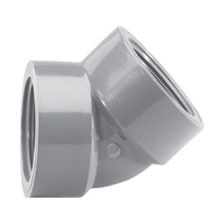 3/8" Schedule 80 CPVC 45 Degree Elbow, Gray, 9819-003