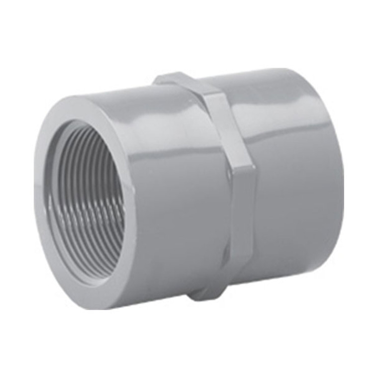 1" Schedule 80 CPVC Coupling, Gray, 9830-010