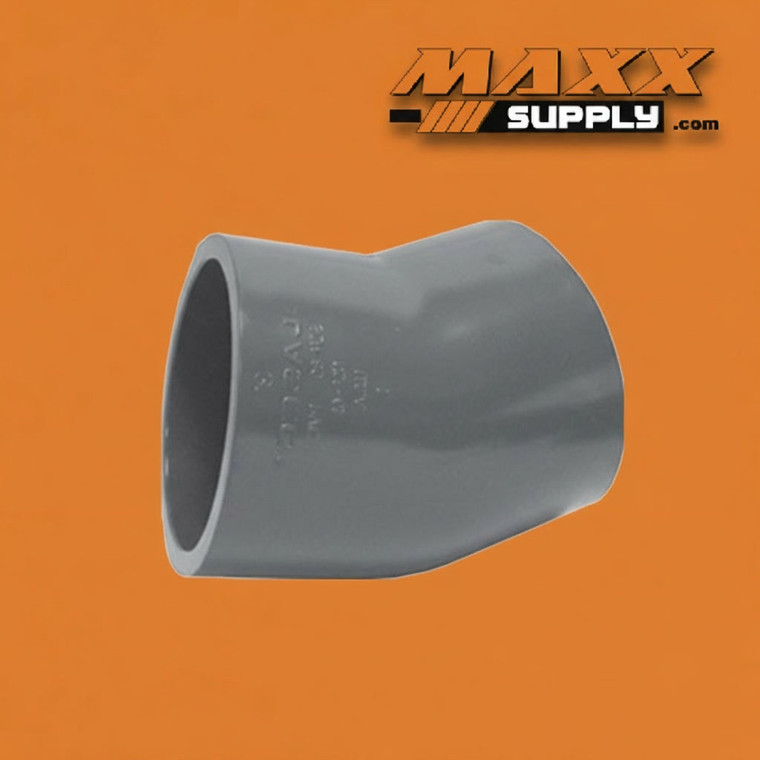 22 1/2 Degree Elbow, Slip x Slip PVC Schedule 80 2" (865-020)