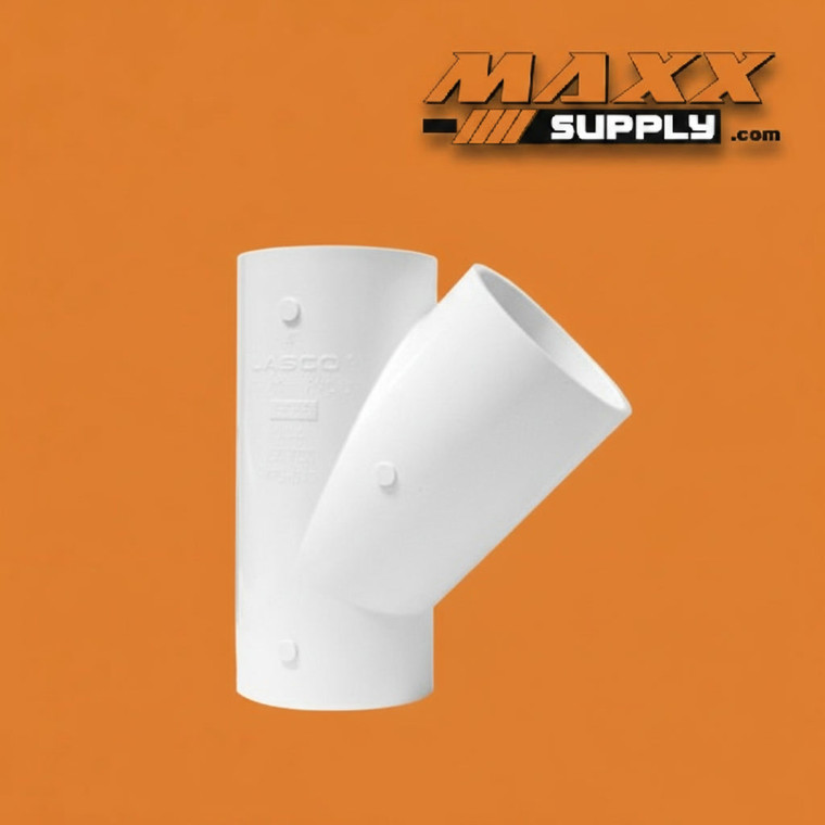 475-334 3 X 3/4 PVC Red Wye Socket 150Psi