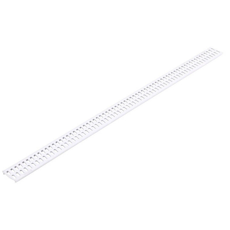 NDS 9241 3FT Slim Channel Grate - White