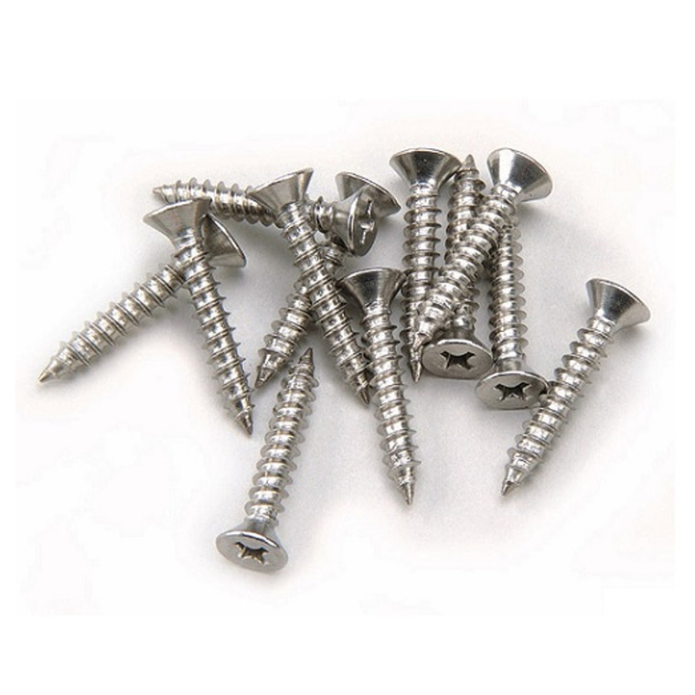 NDS 229 Spee-D Channel Stainless Steel Screws FH #4 x 5/8IN (48 per bag)