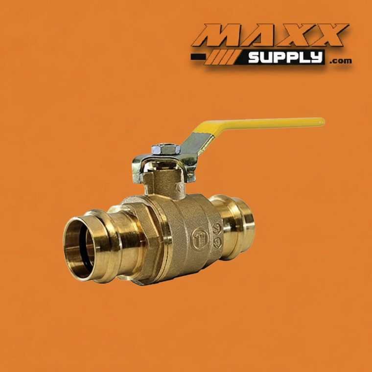 3/4" Brass Press Ball Valve - 993