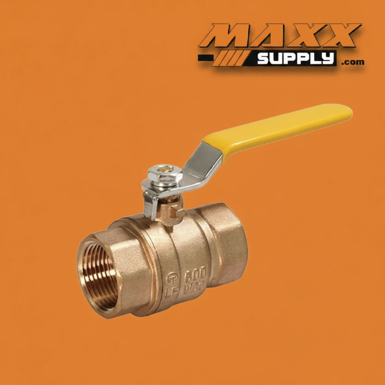 1/2" Threaded Brass Ball Valve - 942-LF