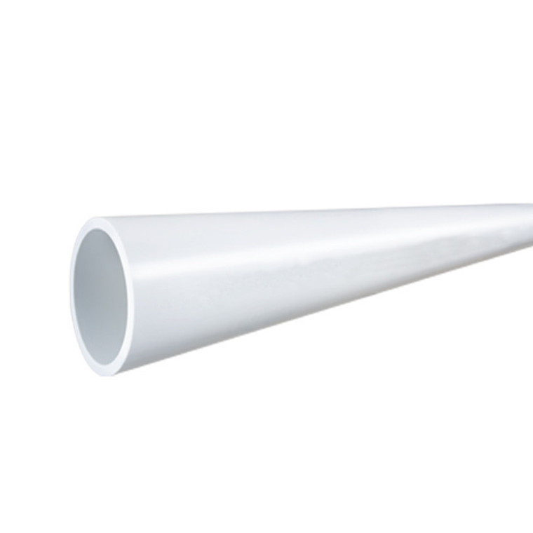 400-025PE-5 2-1/2" Schedule 40 PVC Pipe Plain End - 5ft