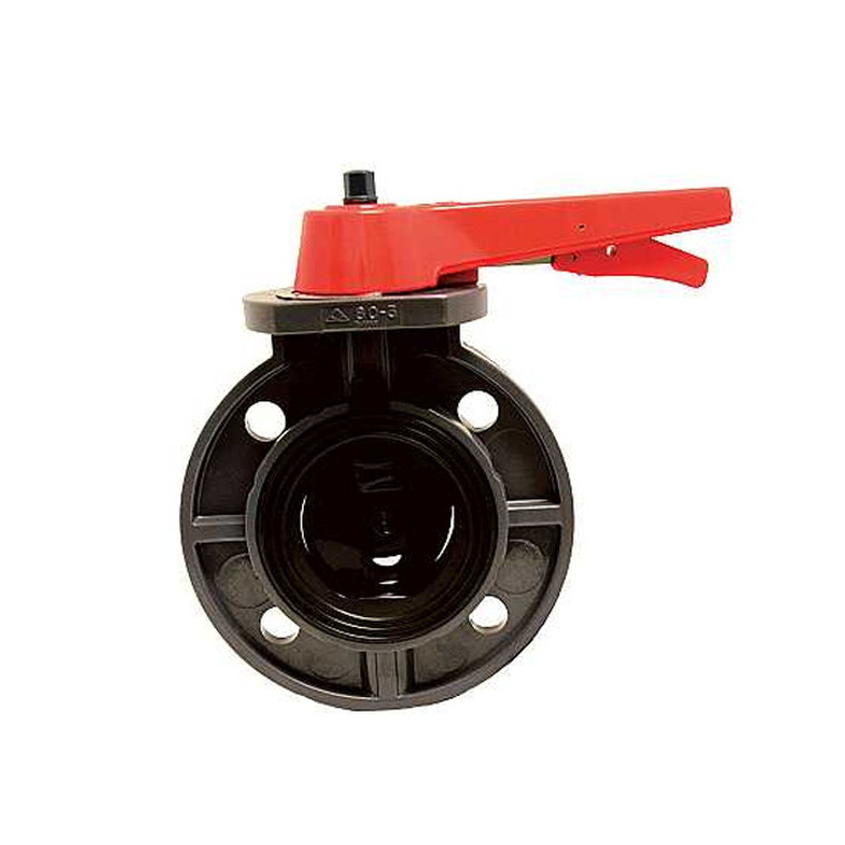 3"  PVC Butterfly Valve - Lever Handle