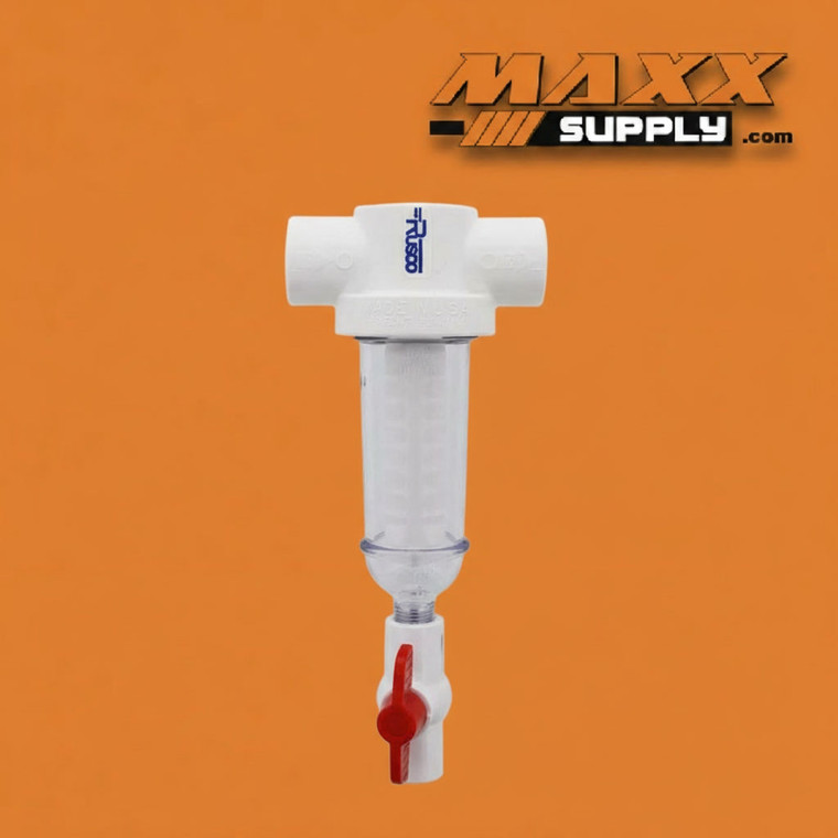 Rusco 1-1/2" Spin Down 100 Mesh Inlet Filter (1.5-100-F)