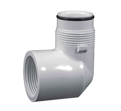 Lasco 1-1/2" Street Elbow PVC adapter