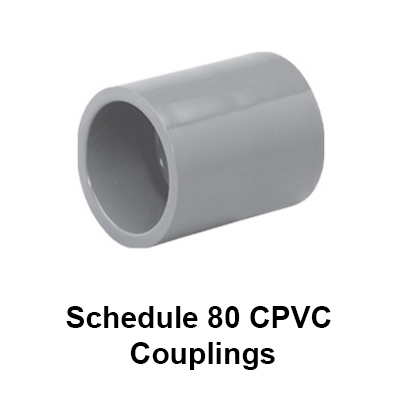 Schedule 80 CPVC Couplings