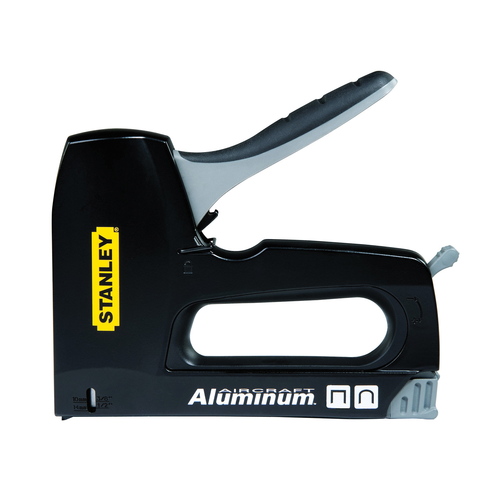 Round Tacker Stanley CT10X 2-in-1 Heavy Duty Staple Gun and Cable Tacker, Flat ...