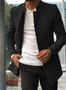 Men's Youth Suit Autumn New Trend Men's Solid Color Slim Fit Woolen C