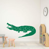 Alphabet Alligator Wall Decal - Green