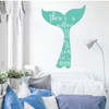 Mermaid Decor for Girl's Bedroom | I'm A Mermaid Quote - Mint